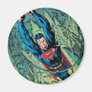 Superman bryter igenom magnet