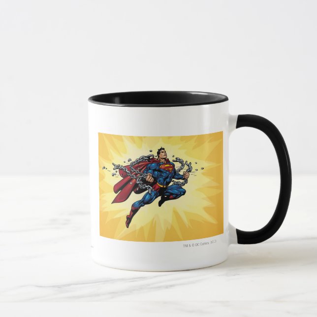 Superman bryter kedjor mugg (Höger)