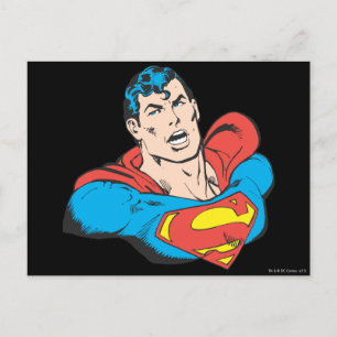 Superman Bust 1 Vykort