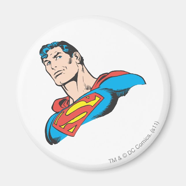 Superman Bust 3 Magnet (Framsidan)