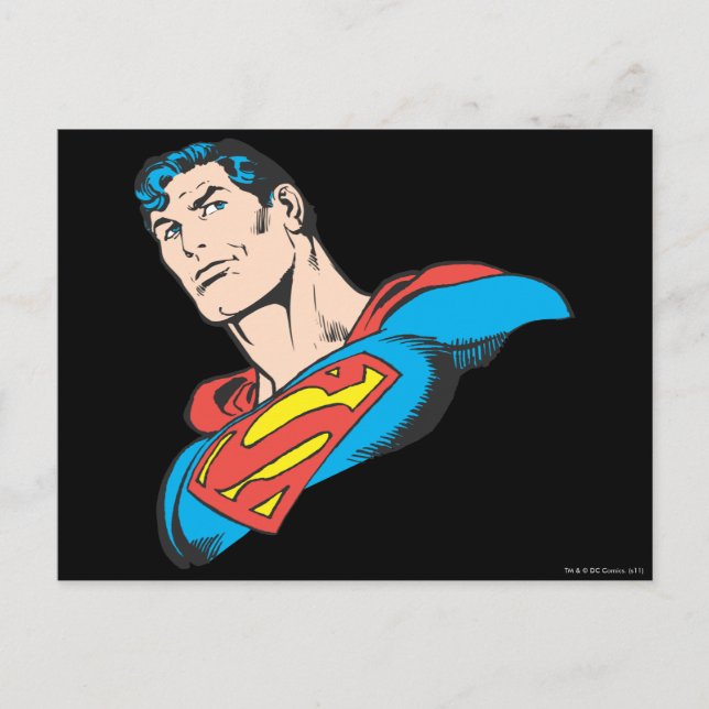 Superman Bust 3 Vykort (Framsida)