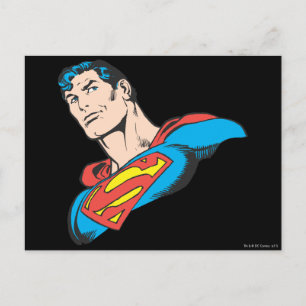 Superman Bust 3 Vykort