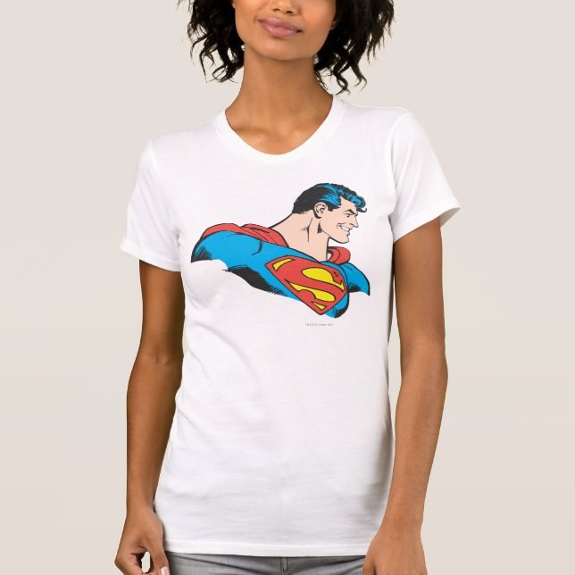 Superman Bust 4 T Shirt (Framsida)