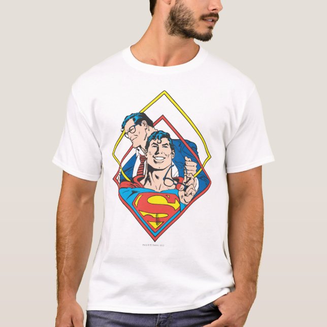 Superman/Clark Kent T-shirt (Framsida)