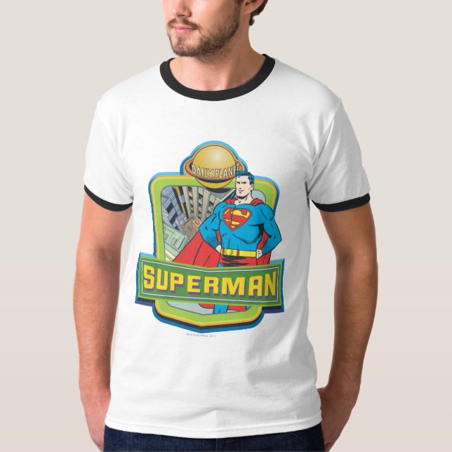 Superman - Daily Planet Tee Shirt (Framsida)