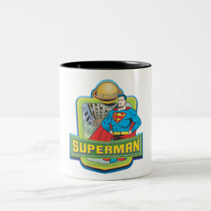 Superman - Daily Planet Två-Tonad Mugg