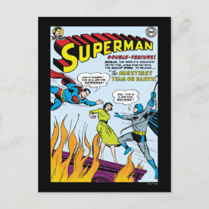 Superman (Dubbla-Feature with Batman) Vykort