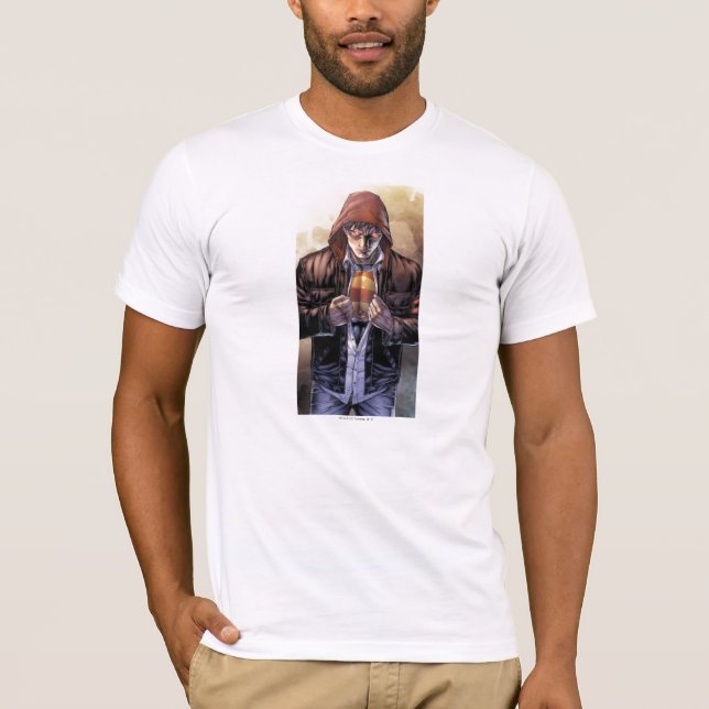 Superman Earth Cover - Färg T-shirt (Framsida)