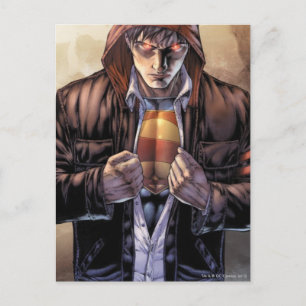 Superman Earth Cover - Färg Vykort