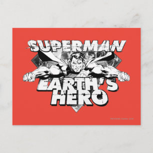 Superman Earth's Hero Vykort
