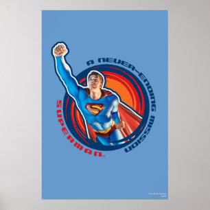 Superman en Uppdrag som aldrig slutar Poster
