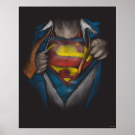 Superman | Färgad kalvfärgsskiss Poster