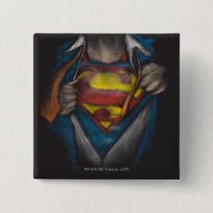 Superman Färgat chesterskalutslag Knapp