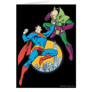 Superman Figer Lex Luthor Hälsningskort