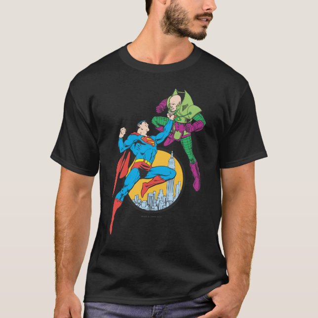 Superman Fights Lex Luthor Tee (Framsida)