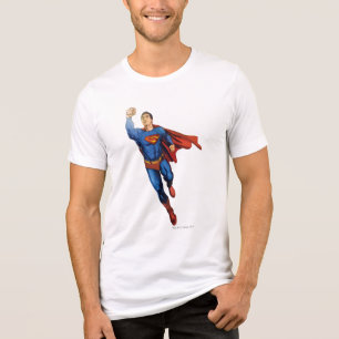 Superman Flies Lämnat T Shirt