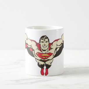 Superman flyger framåt kaffemugg