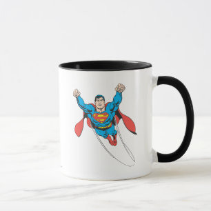 Superman flyger framåt mugg