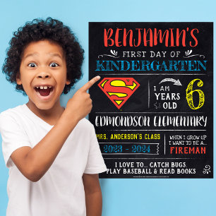 Superman   Första eller sista skoldagen Poster