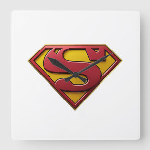 Superman Fyrkantig Klocka