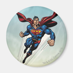 Superman går uppåt magnet