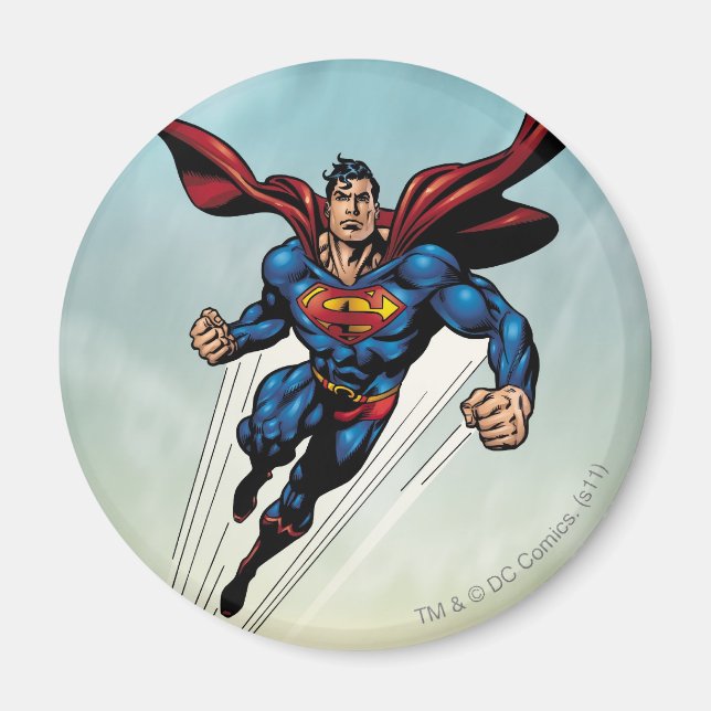 Superman går uppåt magnet (Framsidan)
