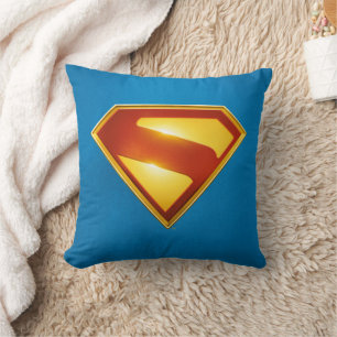 Superman Golden S Shield Brilliance Kudde