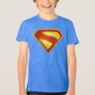 Superman Golden S Shield Brilliance T Shirt