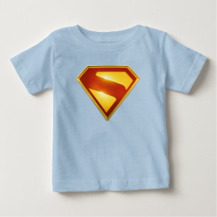 Superman Guld S Sköld Briljans T Shirt