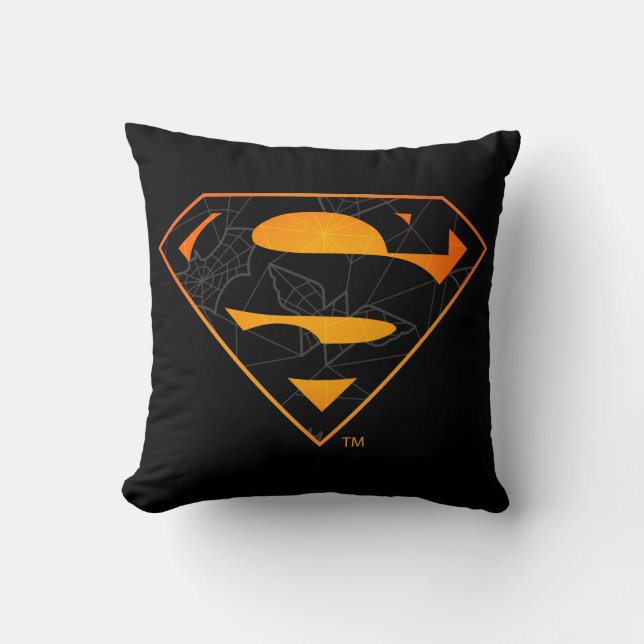 Superman | Halloween-inspirerad Logotyp Kudde (Framsida)