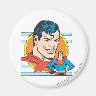 Superman Head Shot Magnet