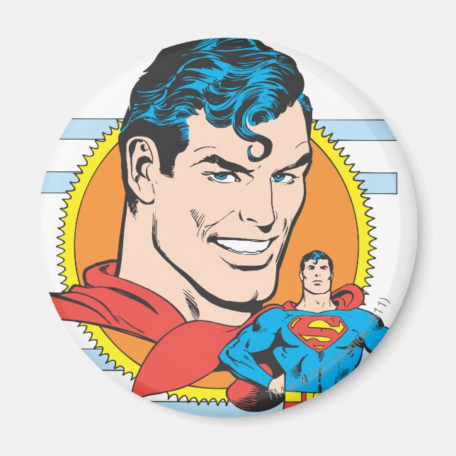 Superman Head Shot Magnet (Framsidan)