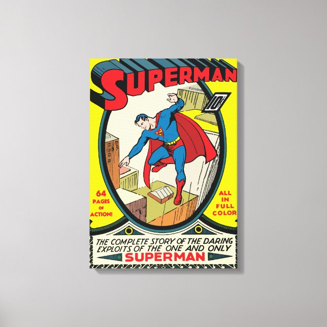 Superman (hela artikeln) canvastryck (Framsida)