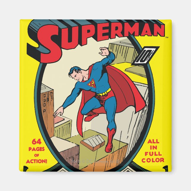 Superman (hela artikeln) magnet (Framsidan)