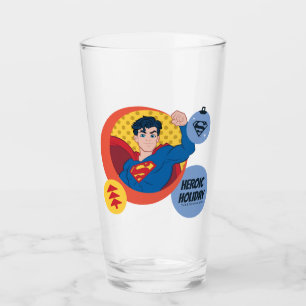 Superman Helgdag Bauble Glaskopp