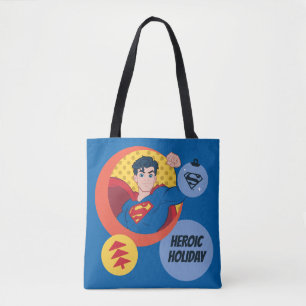 Superman Helgdag Bauble Tygkasse