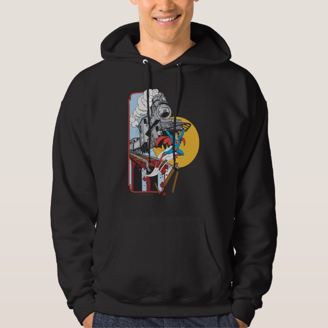 Superman Hiss Tåg Hoodie (Framsida)