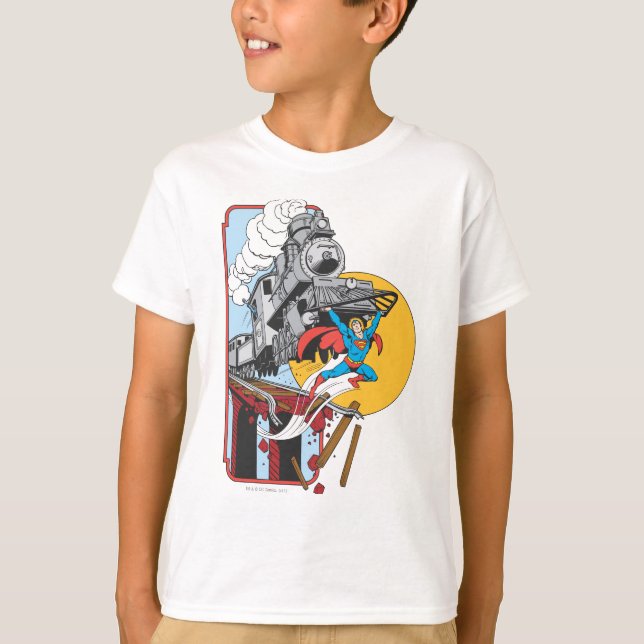 Superman Hiss Tåg T-shirt (Framsida)