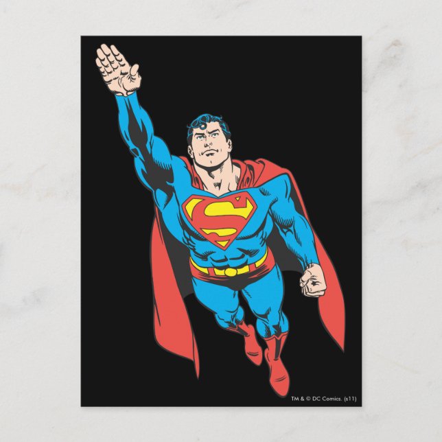 Superman Höger Arm Razed Vykort (Framsida)