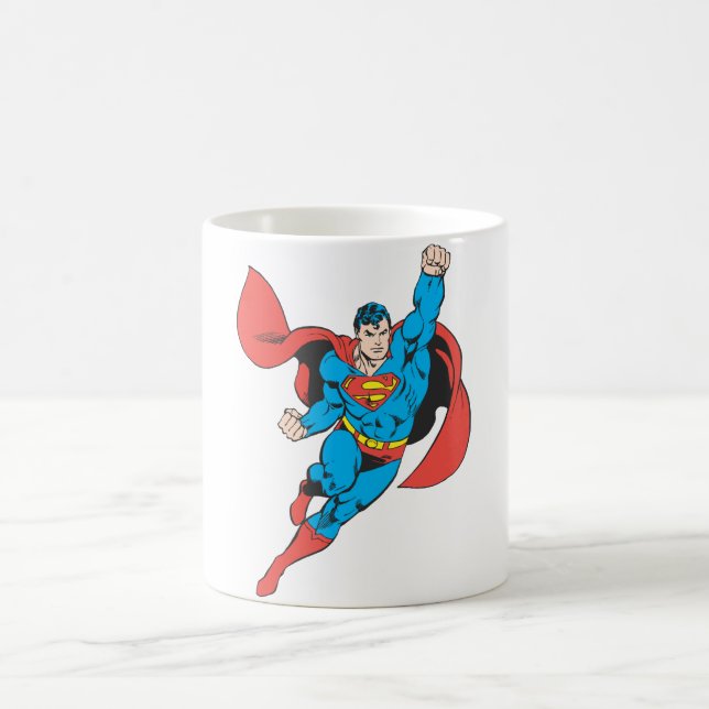 Superman Höger Fist Razed Kaffemugg (Center)