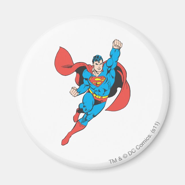 Superman Höger Fist Razed Magnet (Framsidan)
