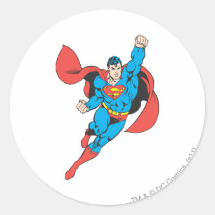 Superman Höger Fist Razed Runt Klistermärke