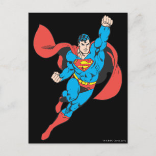 Superman Höger Fist Razed Vykort