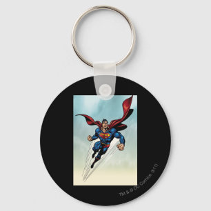 Superman hoppar uppåt nyckelring