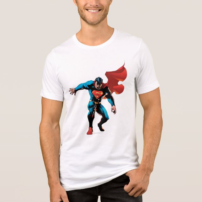 Superman i Shadow T Shirt (Framsida)