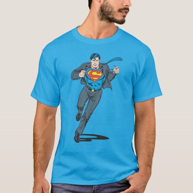 Superman in Business Garb Tee Shirt (Framsida)