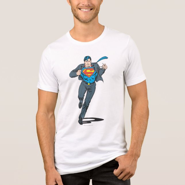 Superman in Business Garb Tee Shirt (Framsida)