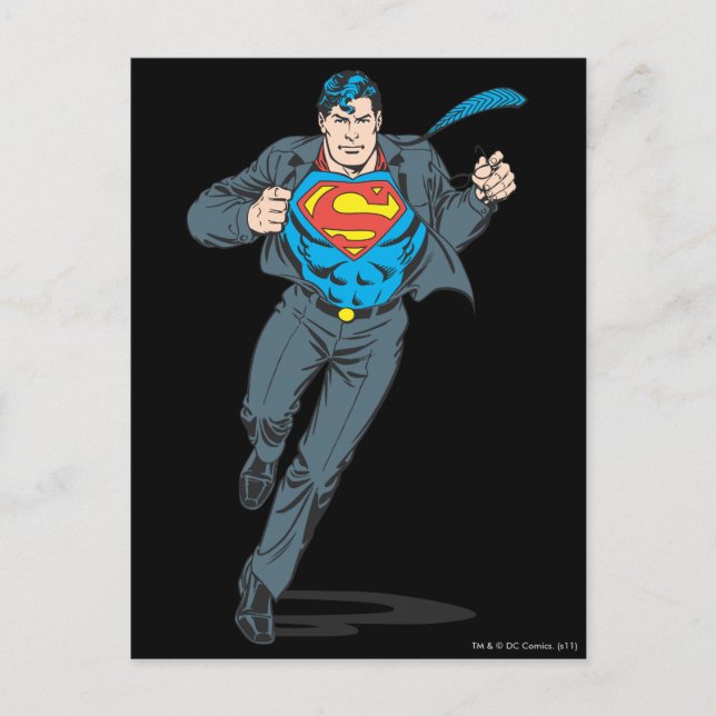 Superman in Business Garb Vykort (Framsida)
