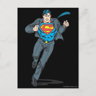 Superman in Business Garb Vykort