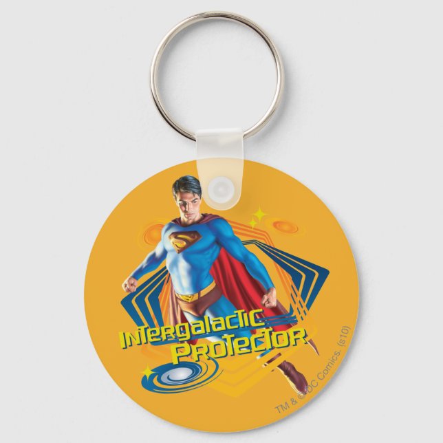 Superman Intergalactic Protector Nyckelring (Framsida)